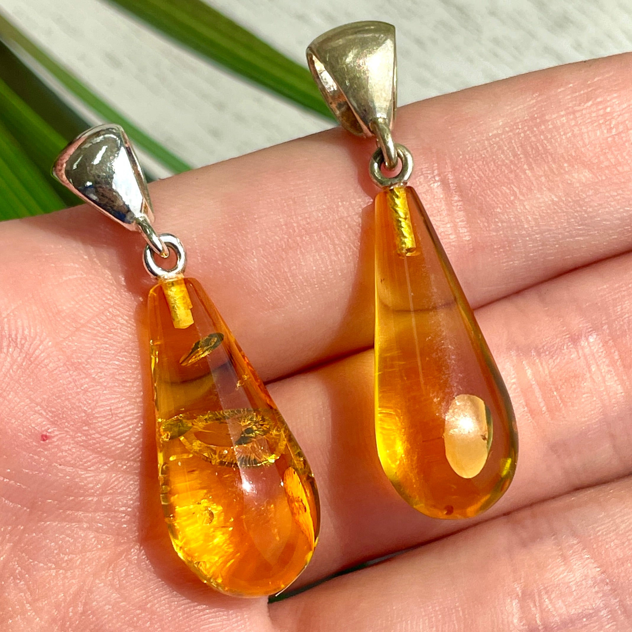Amber Pendant - Style E Amber Pendant - Style E